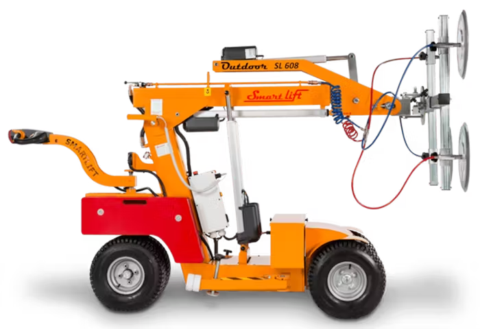 Montasjelift vindu elhydraulisk, vakuum < 650 kg